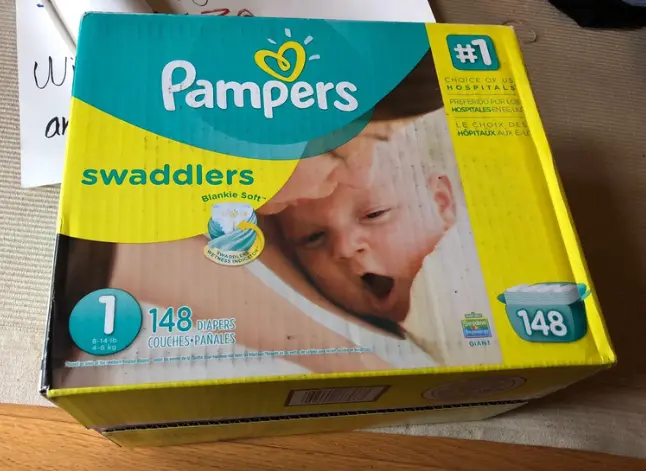 Pampers Swaddlers Diapers, Newborn